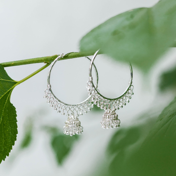 Hoop Pinjada earrings