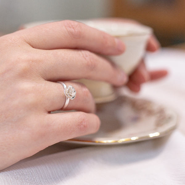 Peony rose ring 