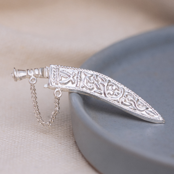 2 in 1 Khukuri brooch