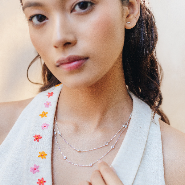Double layer necklace