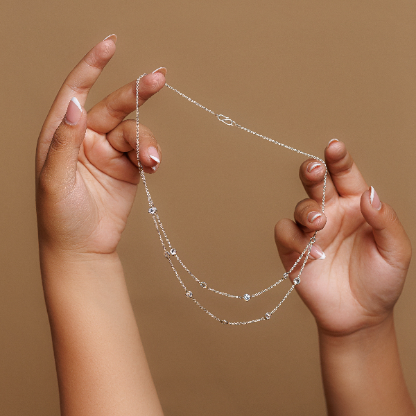 Double layer necklace
