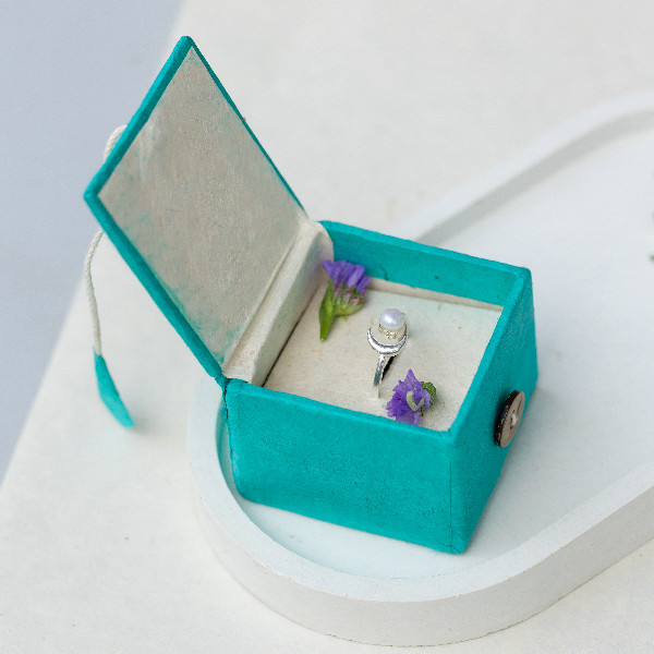 moon pearl ring